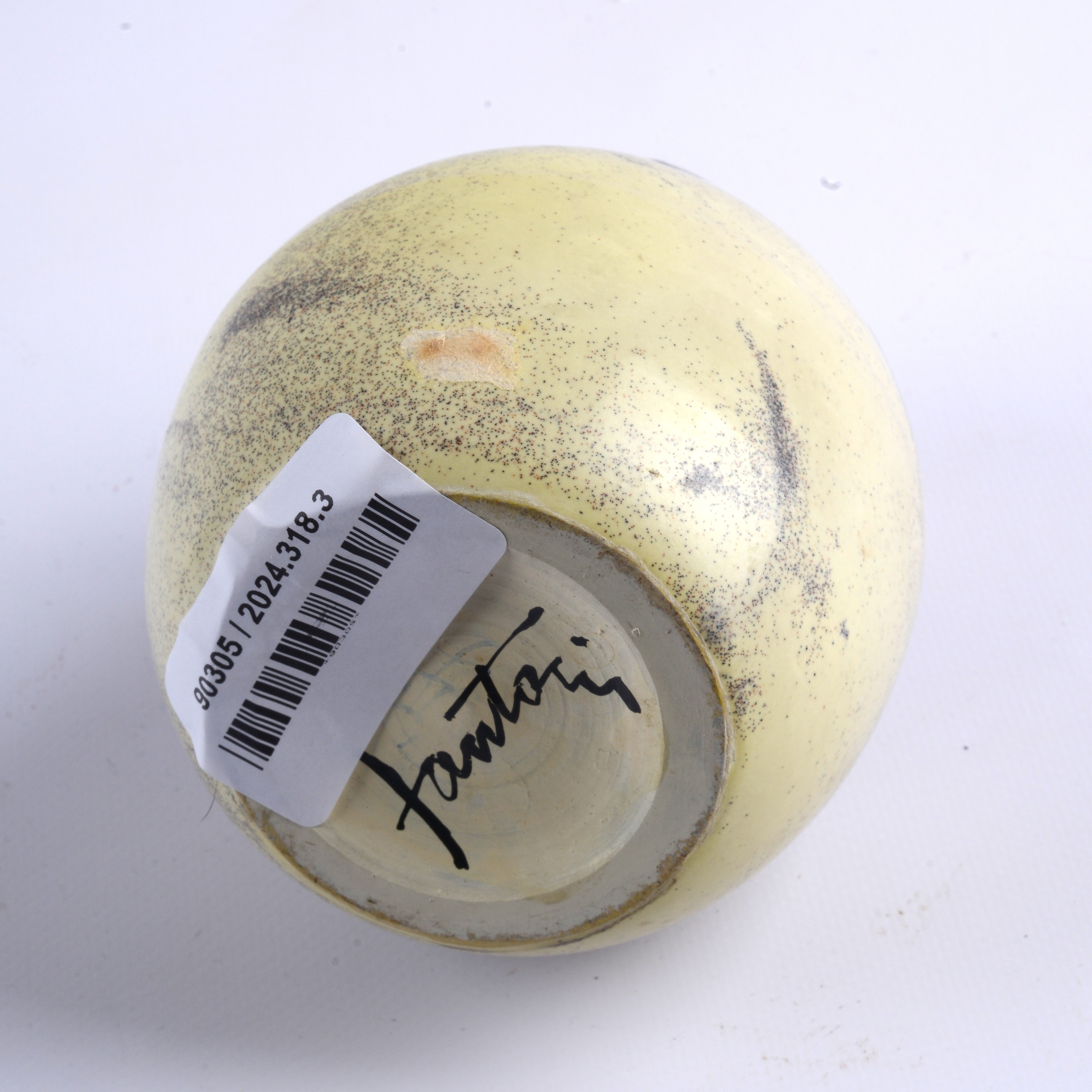 Vaso globulare in ceramica