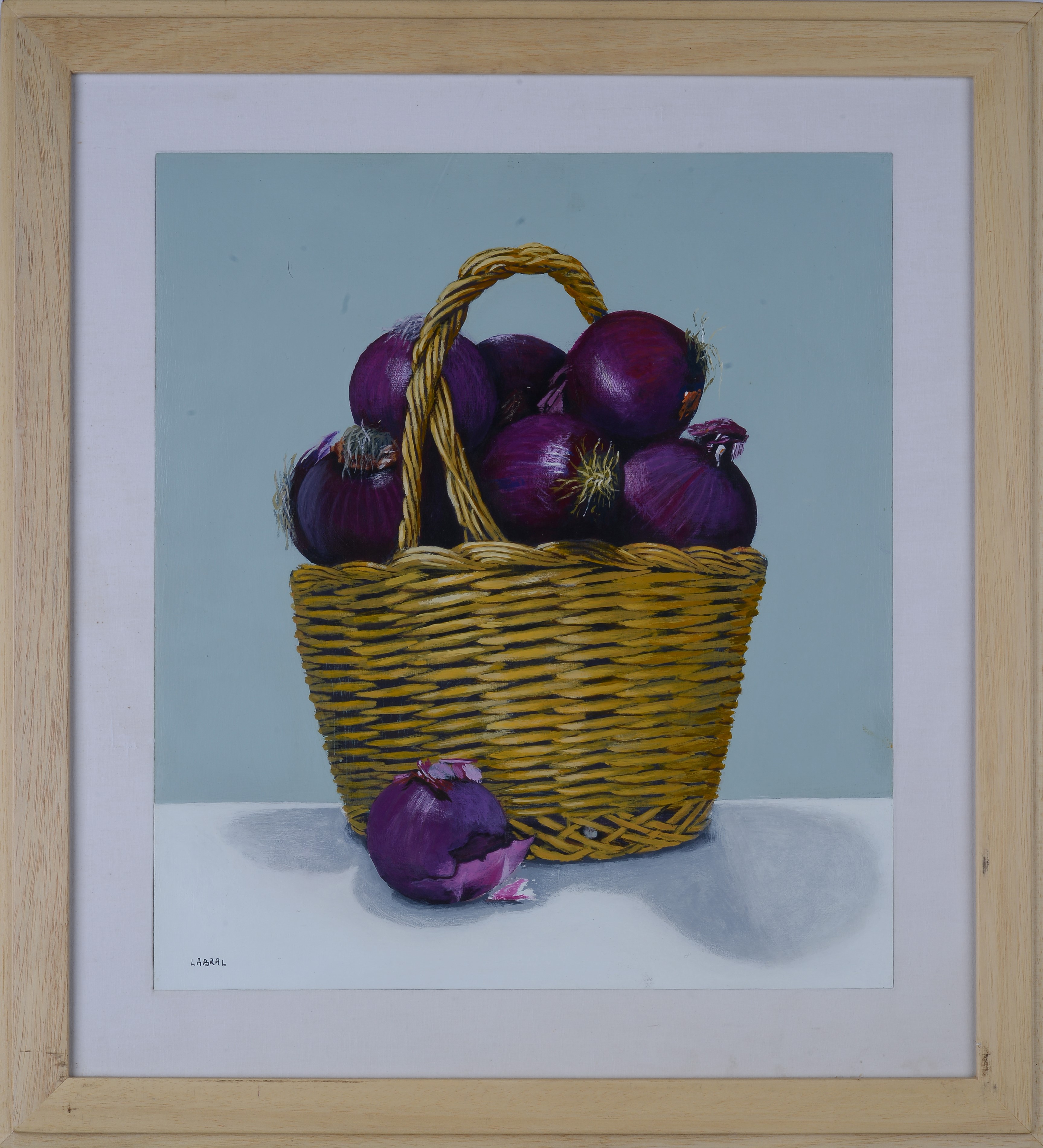Cesto con cipolle
