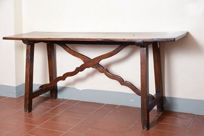 Fratina Rustica in Noce, Sostegni Riuniti da Traverse a Crociera, XX Secolo