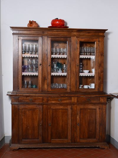 Credenza Rustica a Doppio Corpo