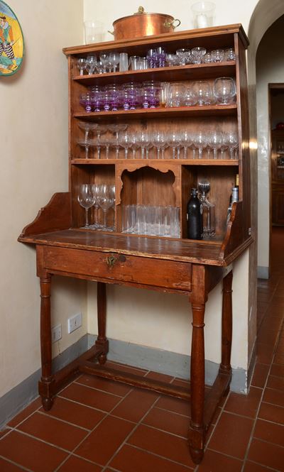 Consolle Rustica con Alzata