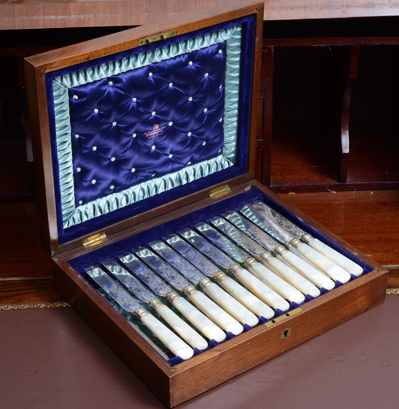 Set di posate da frutta, H. Pidduck & Sons