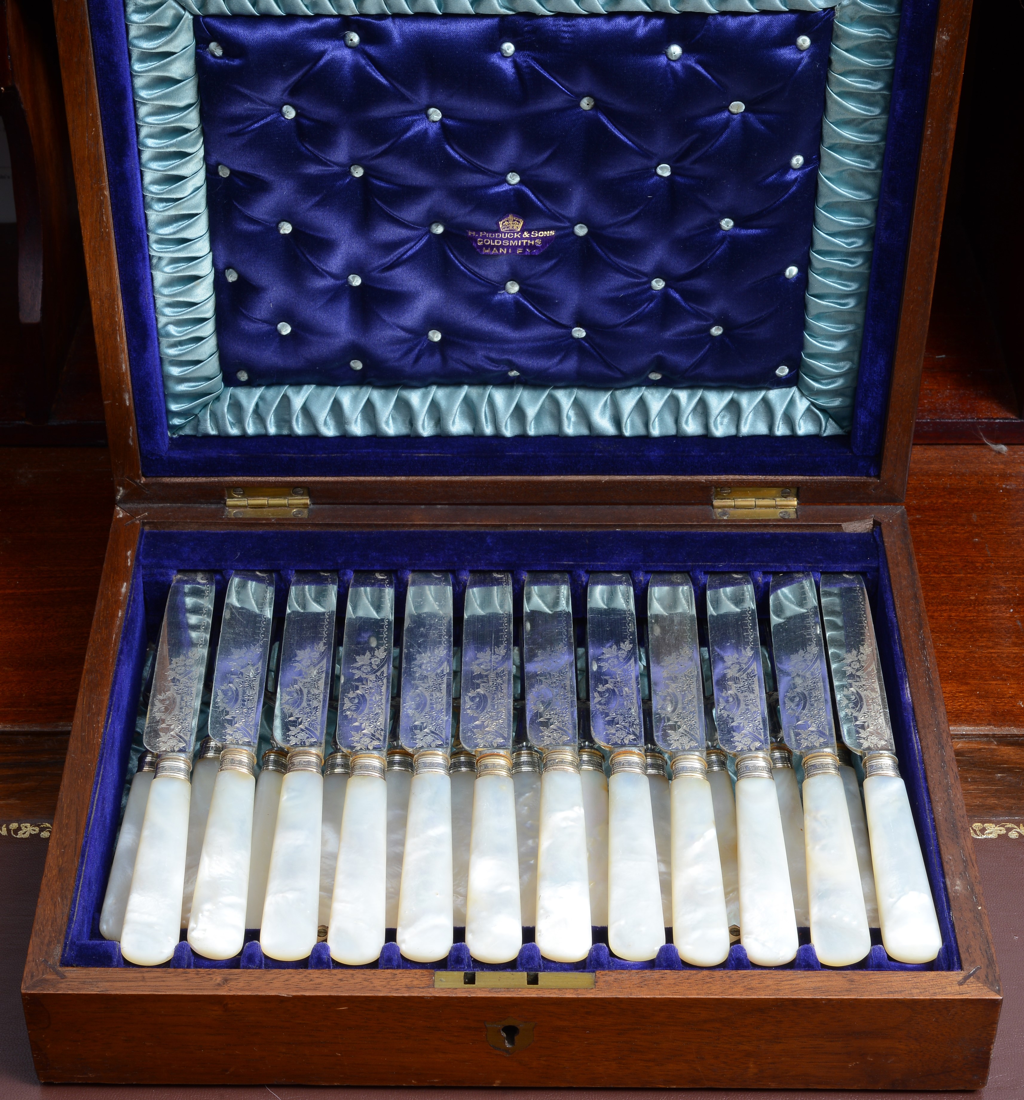 Set di posate da frutta, H. Pidduck & Sons