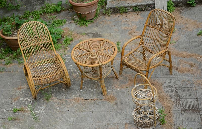 Set da Giardino in Vimini