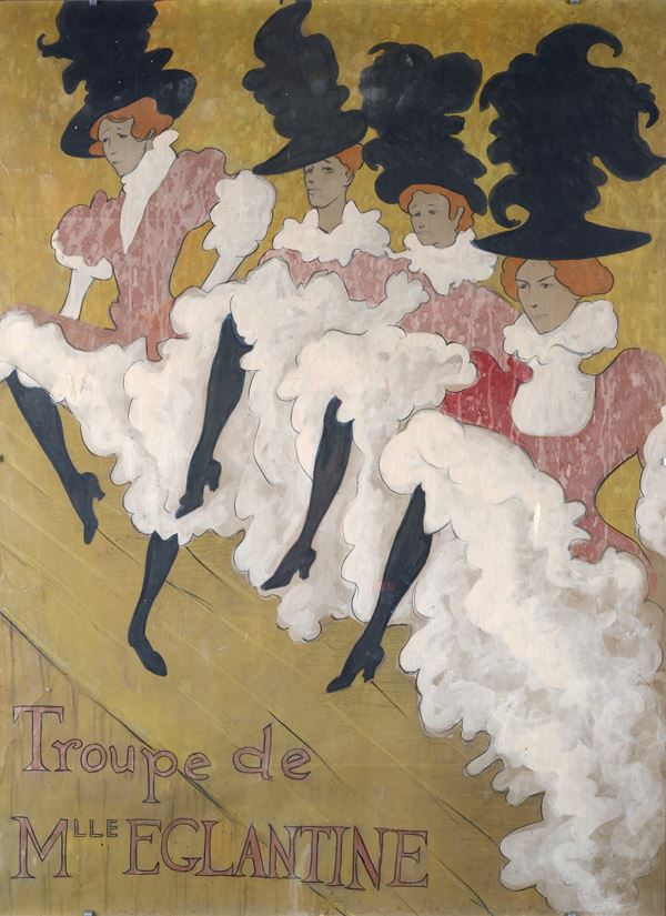 Anonimo, XX sec. - Troupe de Mademoiselle Eglantine