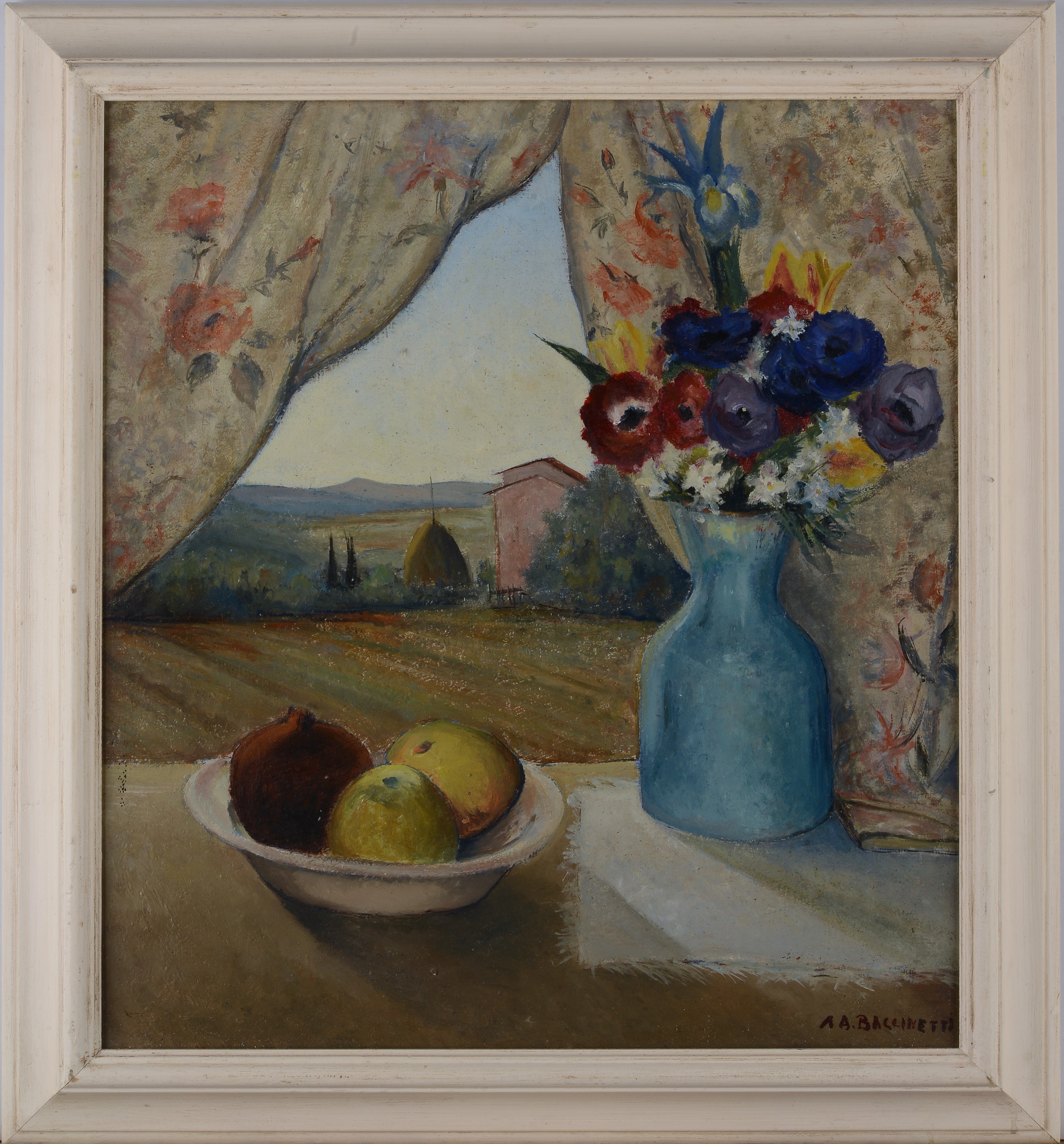 Natura morta (fronte)/Pescatore (retro)