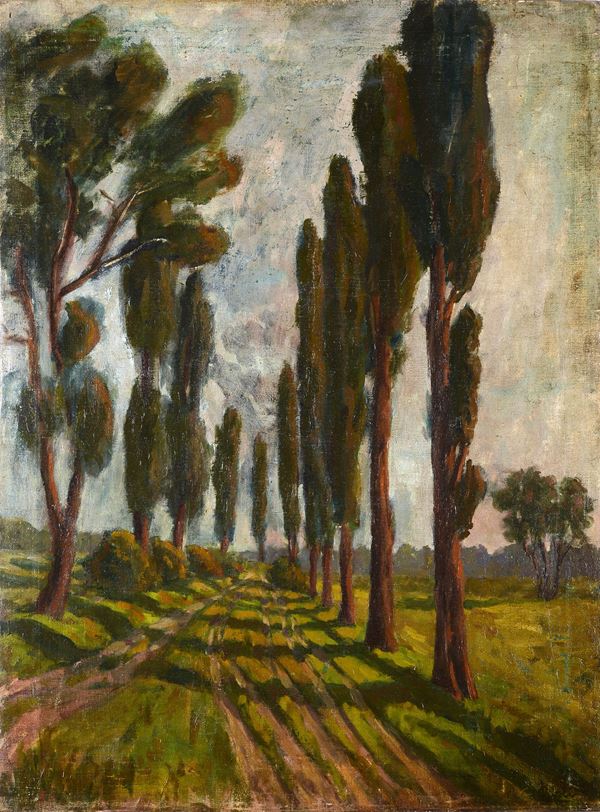 Luigi Gioli - Viale alberato 