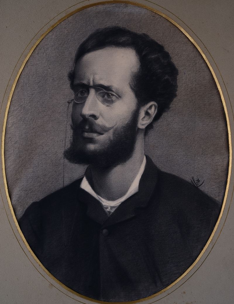 Anonimo, XIX Sec. - Ritratto Virile