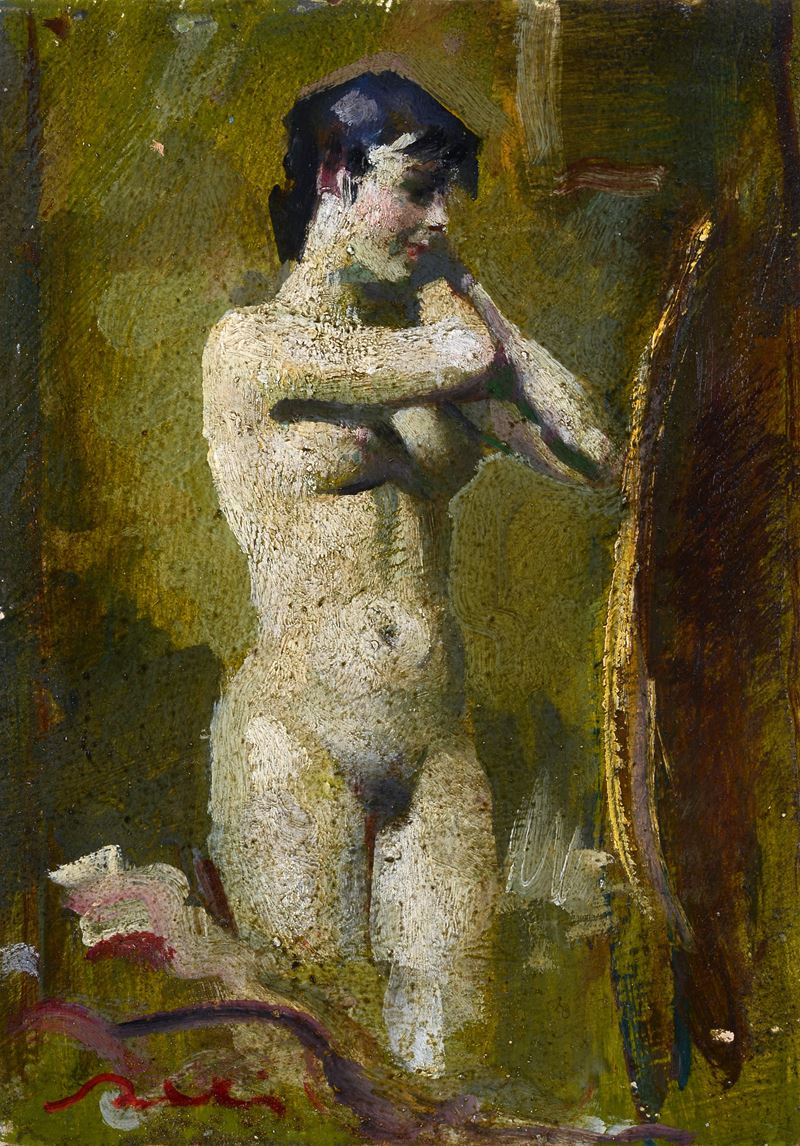 Giulio Salti - Nudo di Donna allo Specchio