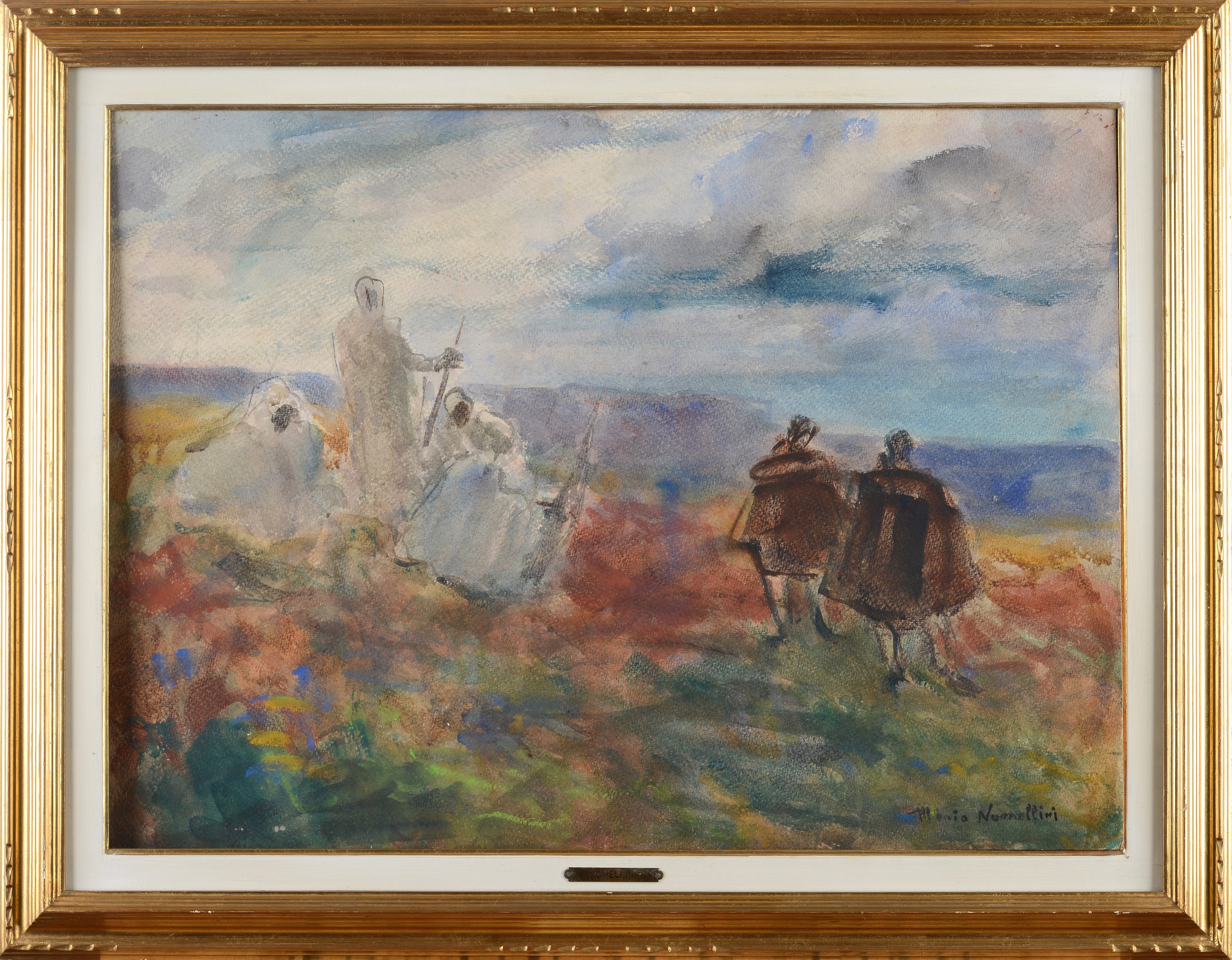 Plinio Nomellini - Paesaggio e Figure