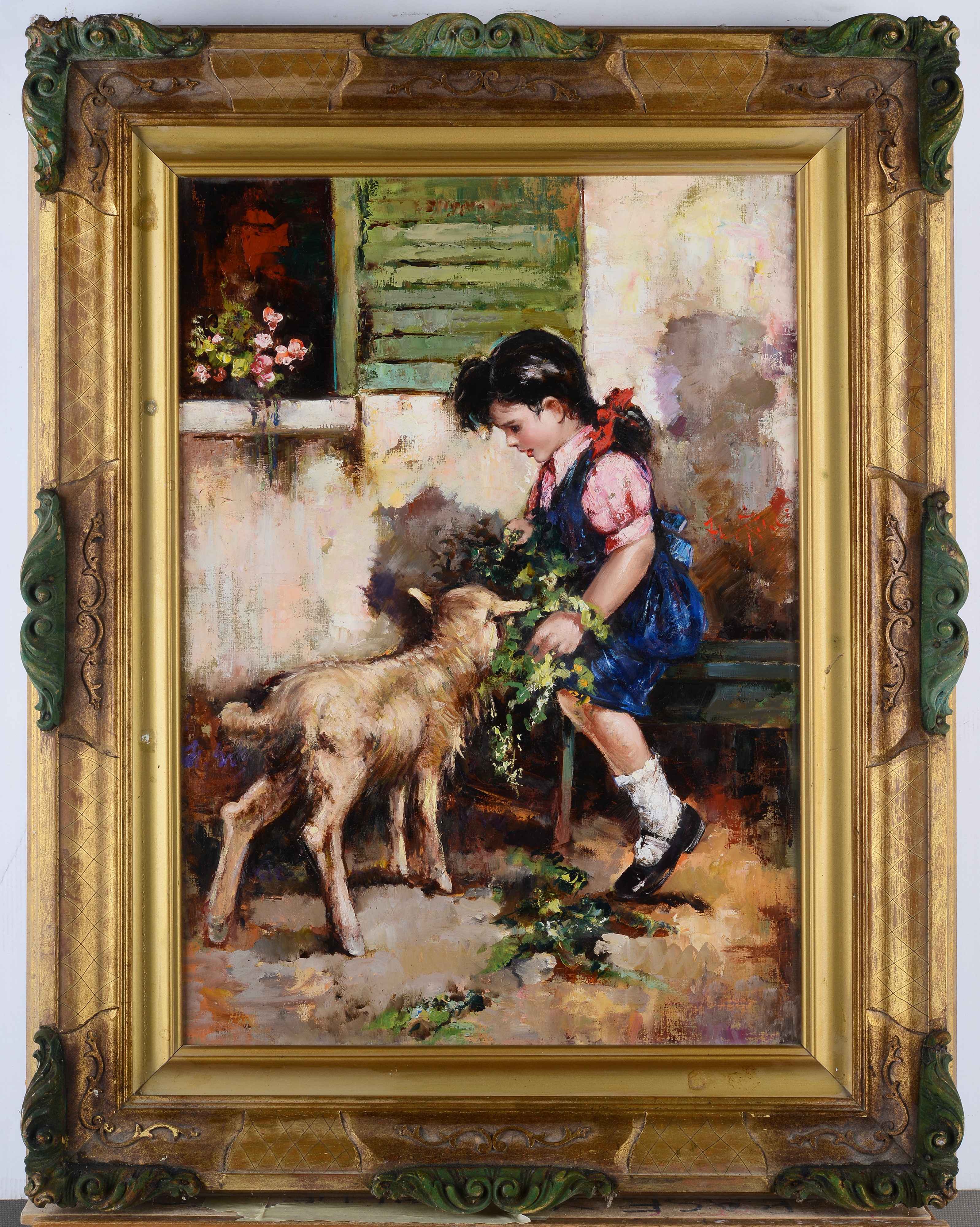 Ragazza con pecorella