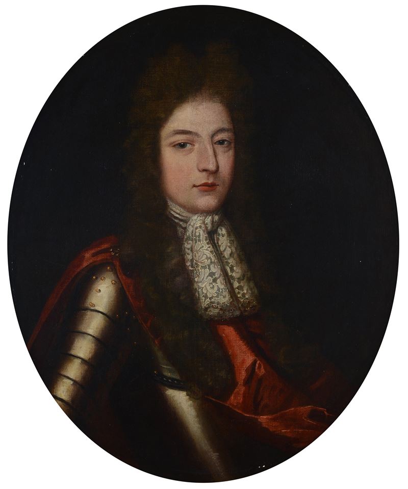 Anonimo, XVIII Sec. - Ritratto di Uomo in Armatura