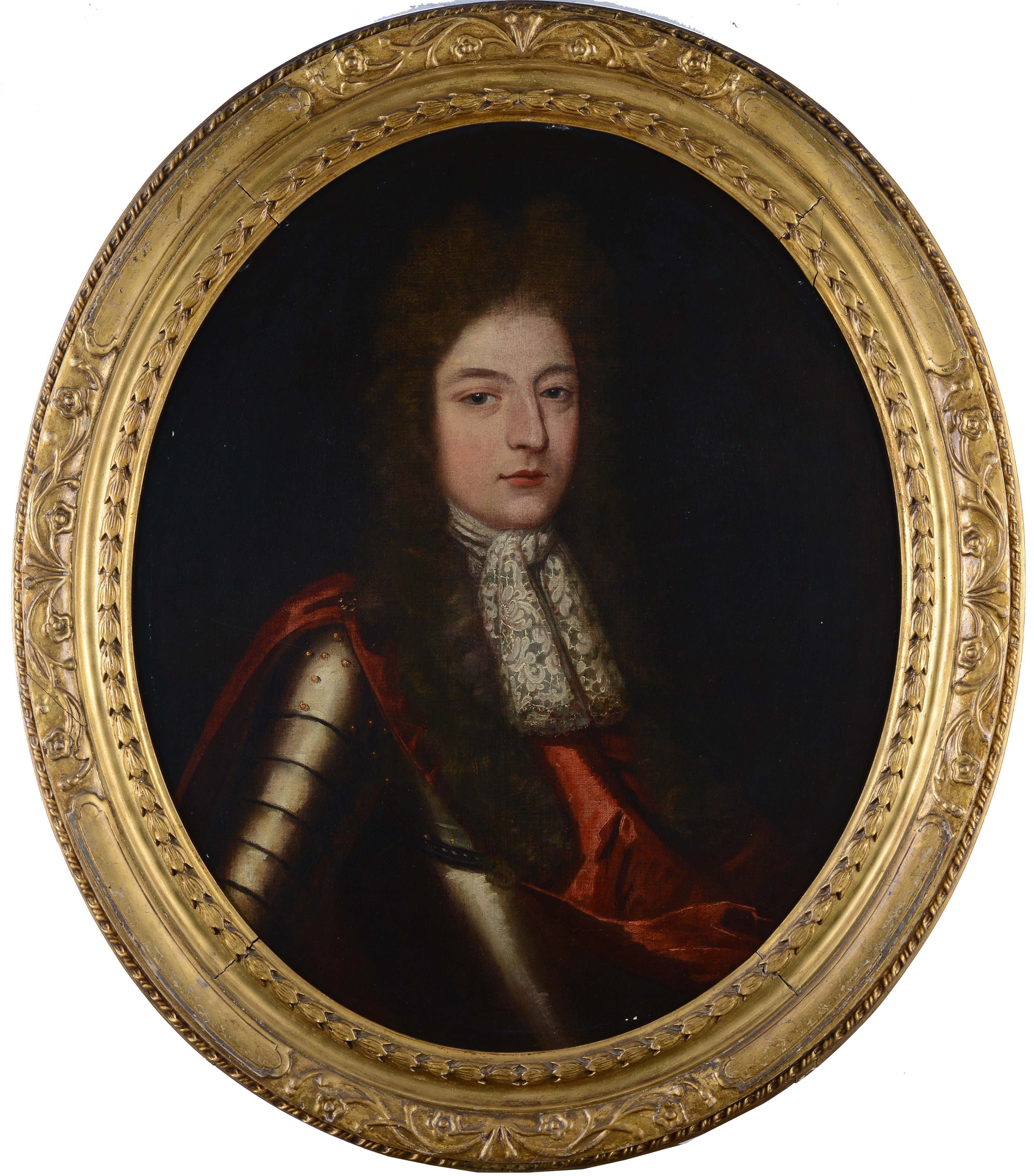 Anonimo, XVIII Sec. - Ritratto di Uomo in Armatura