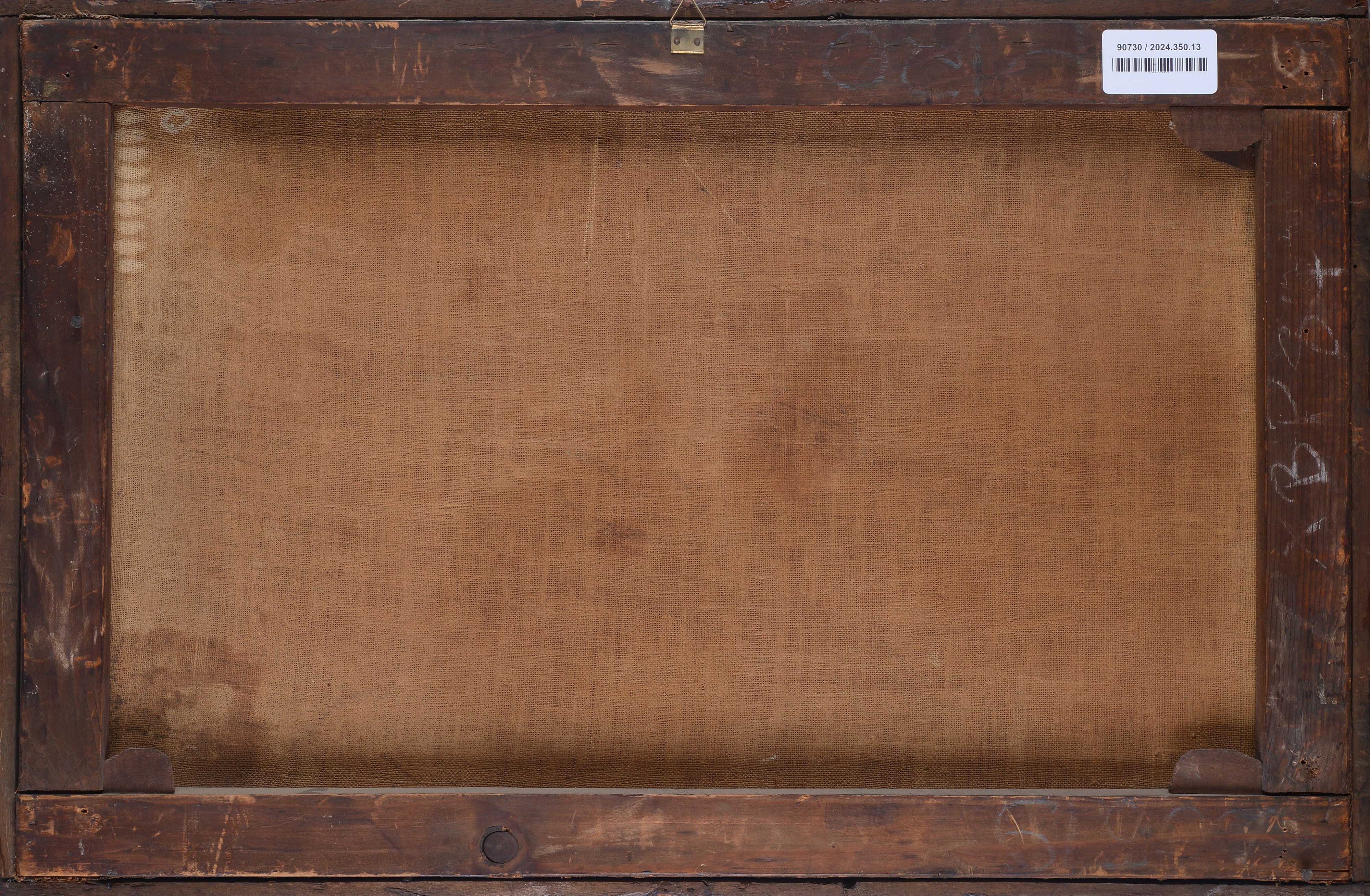 Paesaggio con Natività entro capriccio architettonico