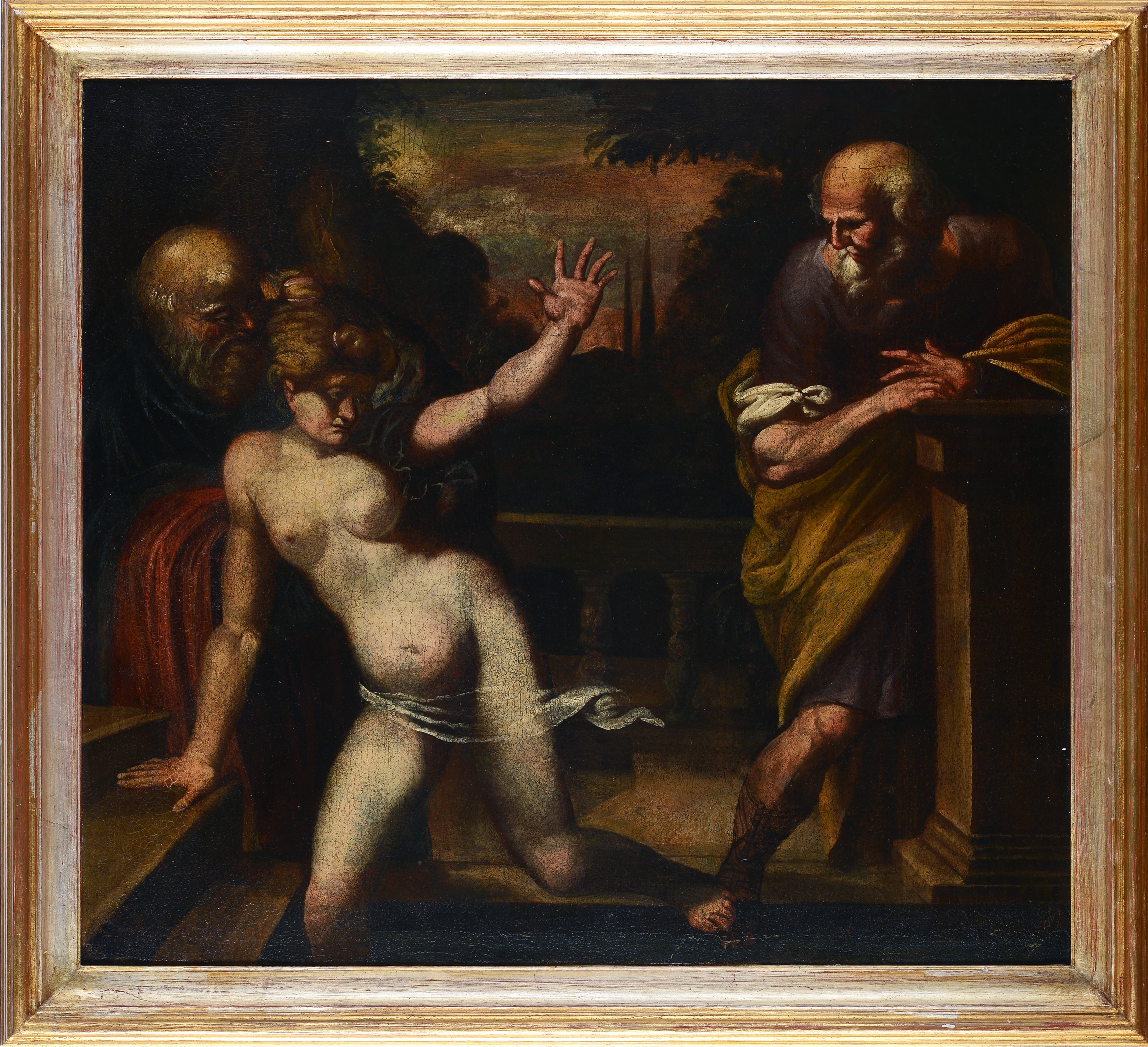 Scuola Emiliana, XVII Sec. - Susanna e i Vecchioni