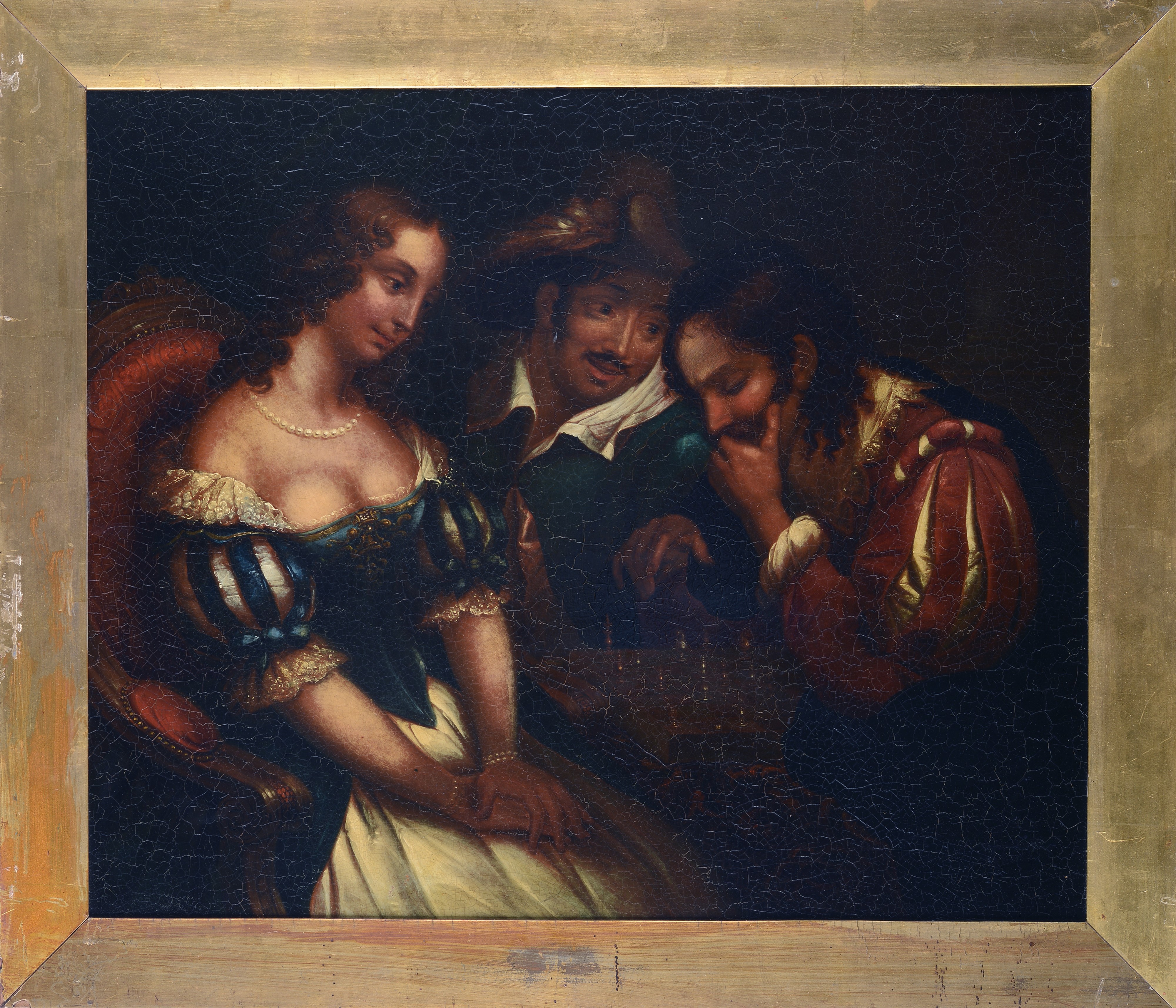 Scuola Olandese, XVIII Sec. - Giocatori di Scacchi