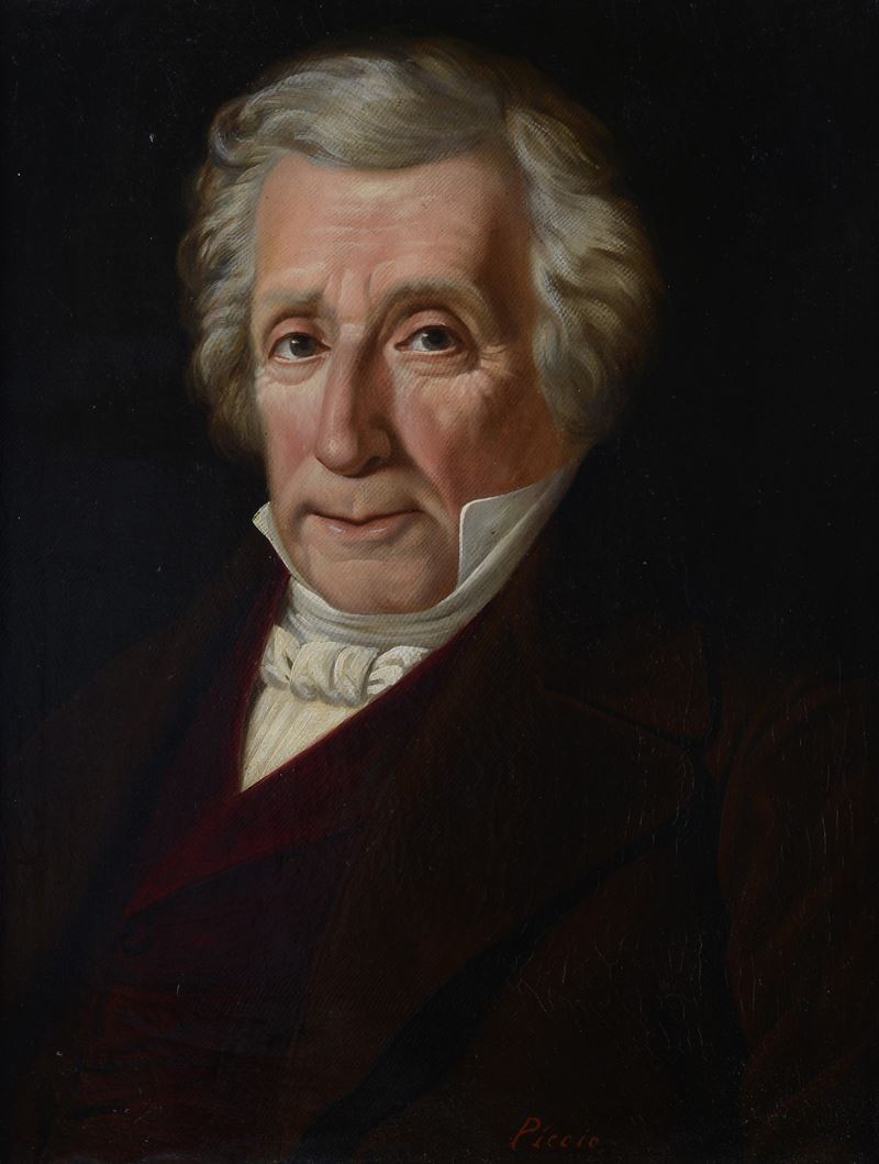 Attr. a Giovanni Carnovali Detto il Piccio - Ritratto Virile