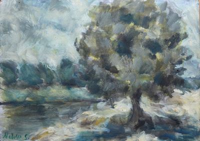 Paesaggio con Albero