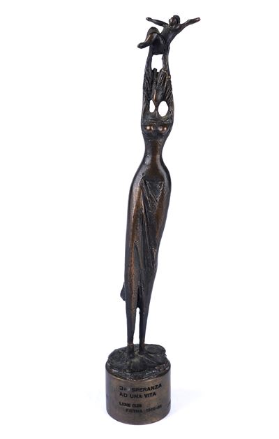 Scultura in Bronzo, "dai Speranza Ad una Vita"