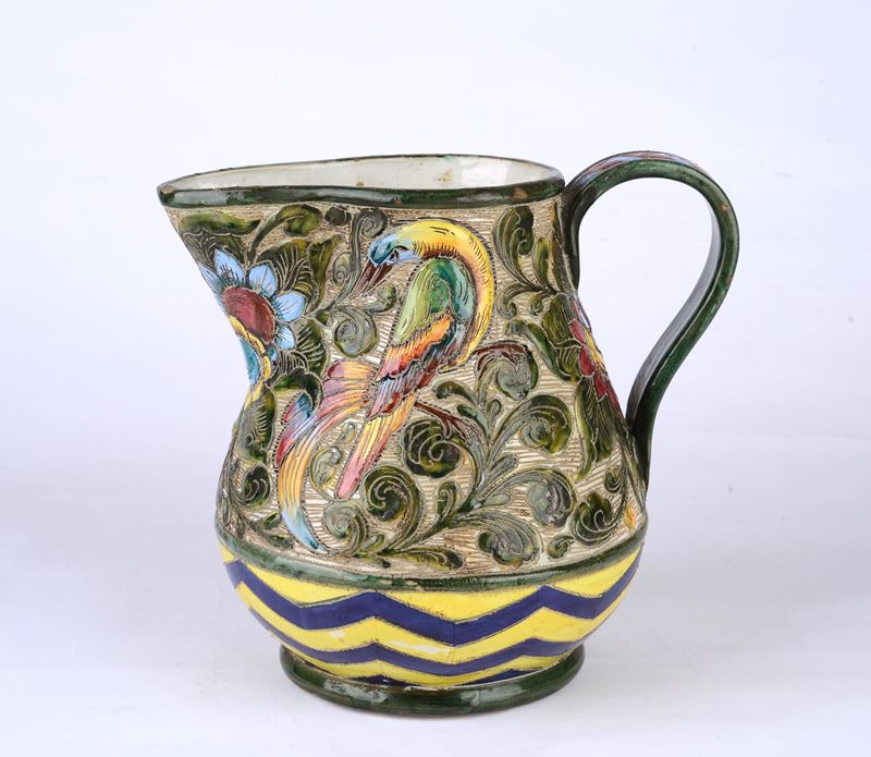 Zulimo Aretini - Brocca in Ceramica, Saca Ceramiche, Sesto Fiorentino