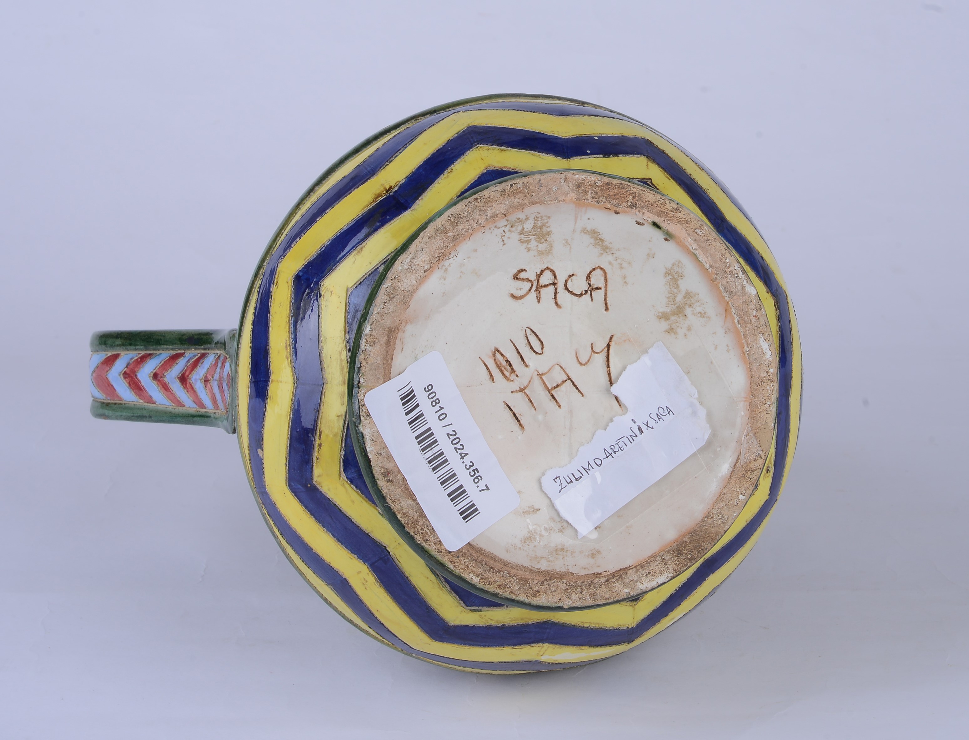 Zulimo Aretini - Brocca in Ceramica, Saca Ceramiche, Sesto Fiorentino