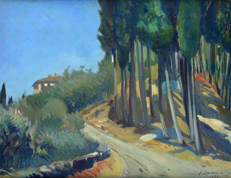 Enzo Ceccherini - Mattino a Baroncola