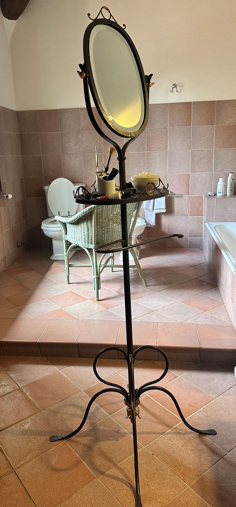 Etagére da Bagno in Ferro Battuto