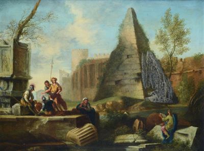 Paesaggio con Rovine e Figure