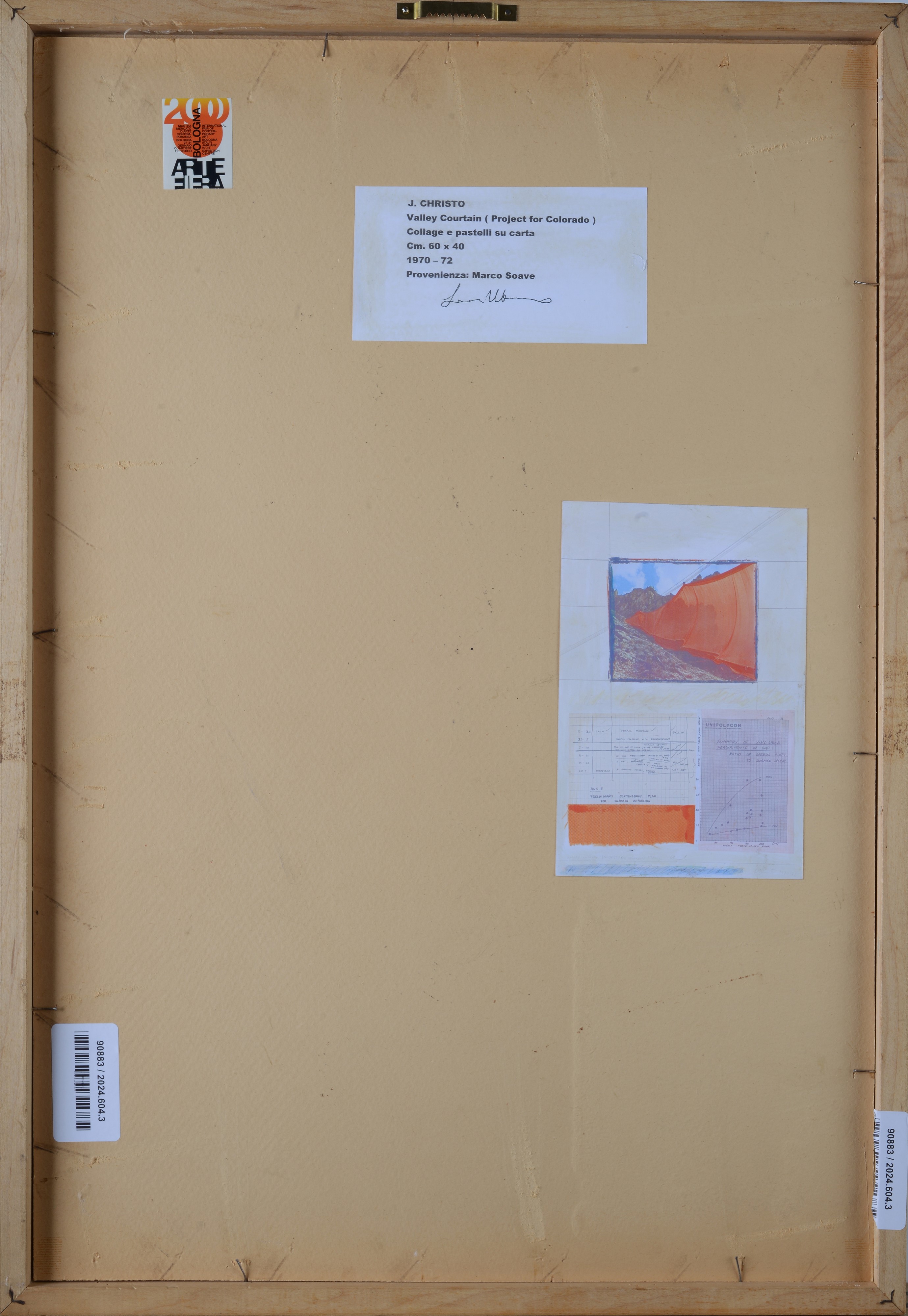 Christo (javacheff) - Valley Courtain (project For Colorado)