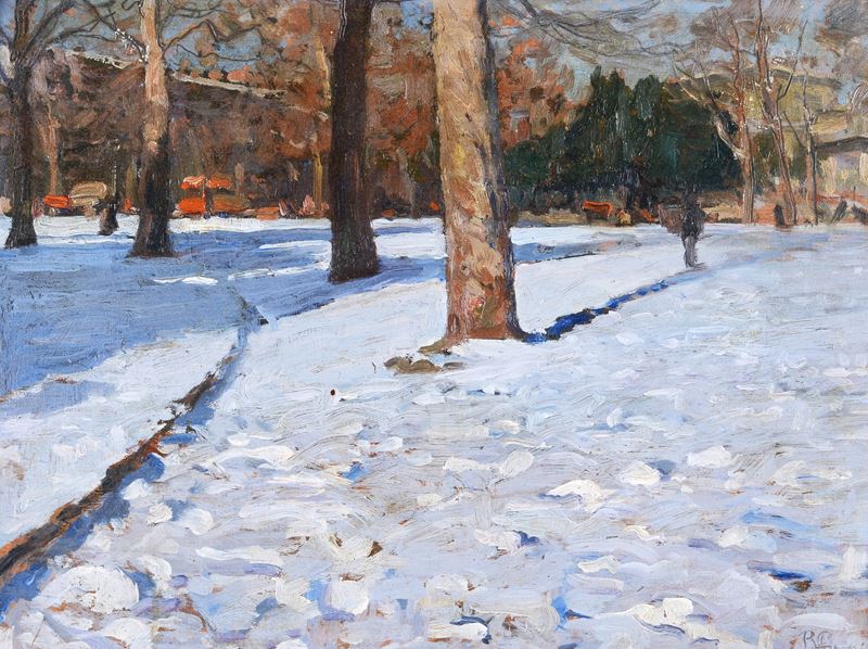 Ruggero Panerai - Paesaggio Innevato
