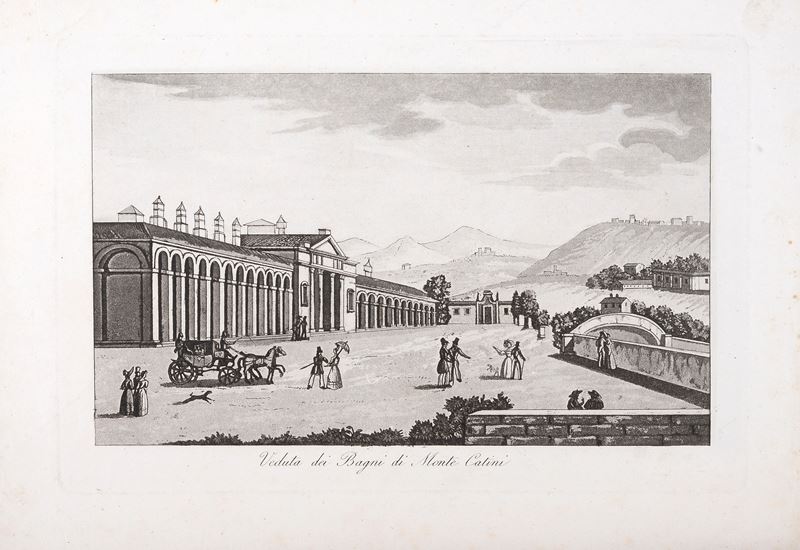 Francesco Gandini - Veduta dei Bagni di Monte Catini