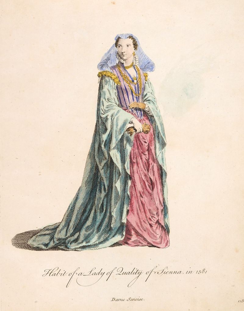 Abito di Dama Senese nel 1581