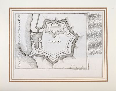 Livorno - Pianta Antica della Città