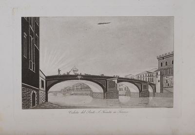 Veduta del Ponte Santa Trinita a Firenze