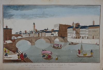 Veduta Prospettica del Ponte Santa Trinita a Firenze