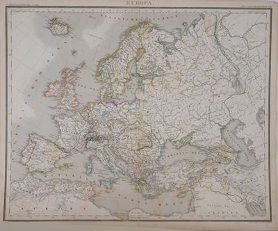 Carta Geografica Dell'europa