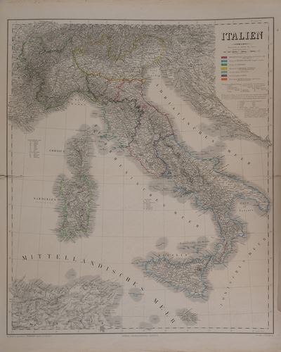 Carta Geografica Italia