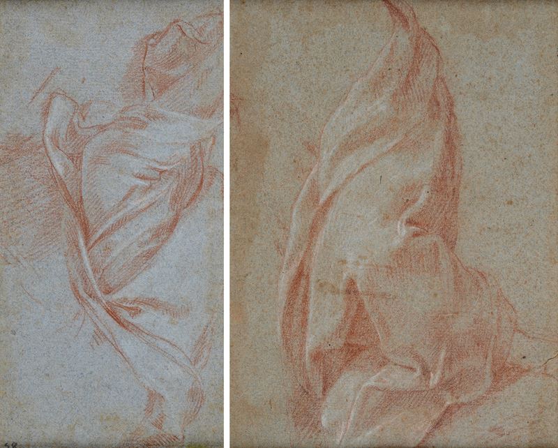 Due stuti di panneggio