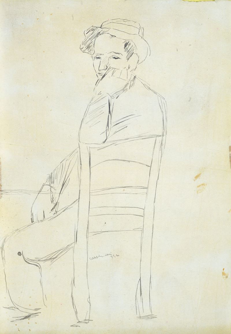 Bruno Cassinari - Uomo Seduto