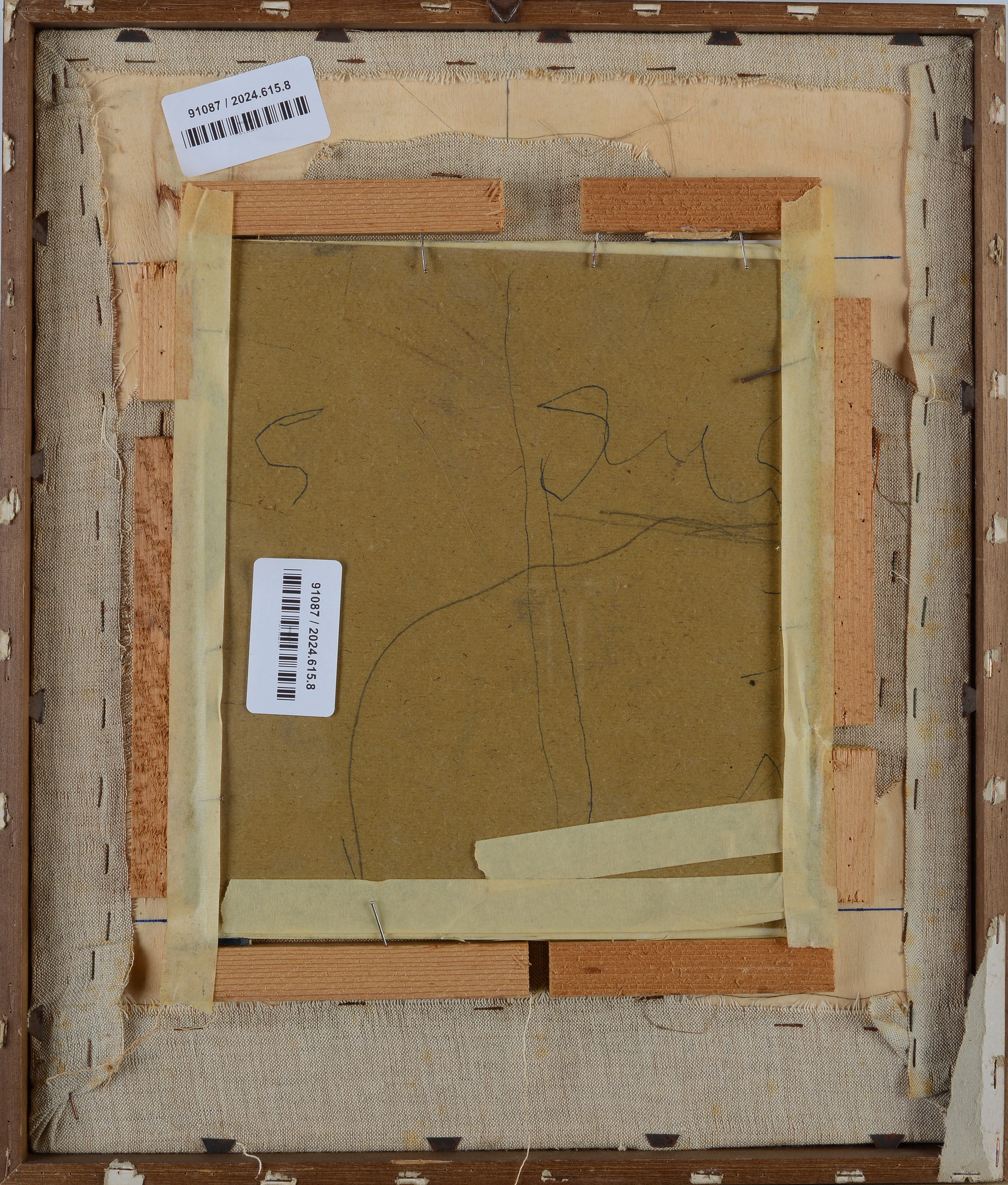 Bambino accovacciato