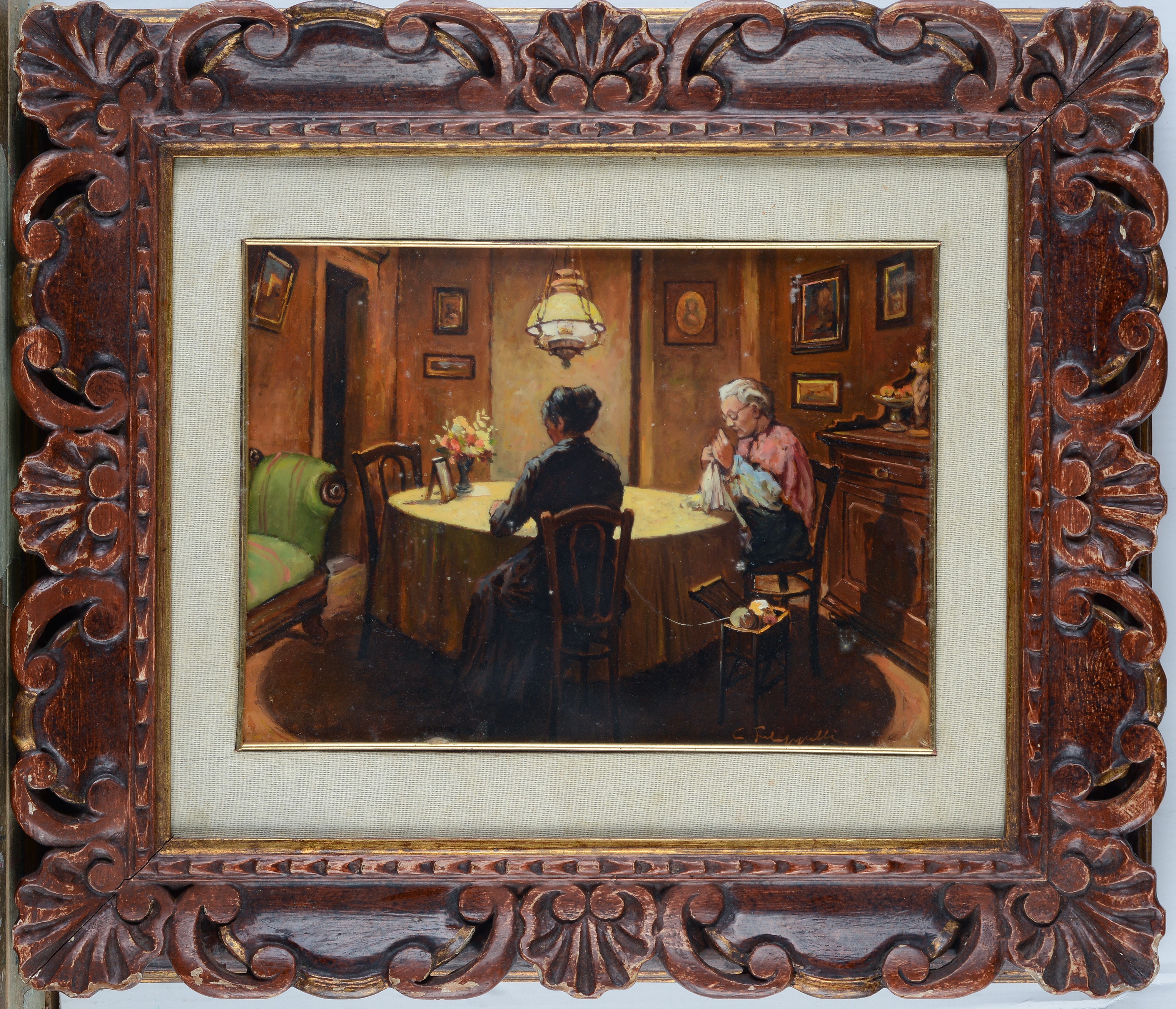 Cafiero Filippelli - Interno con Figure
