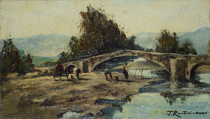 Ferruccio Rontini - Paesaggio con Ponte