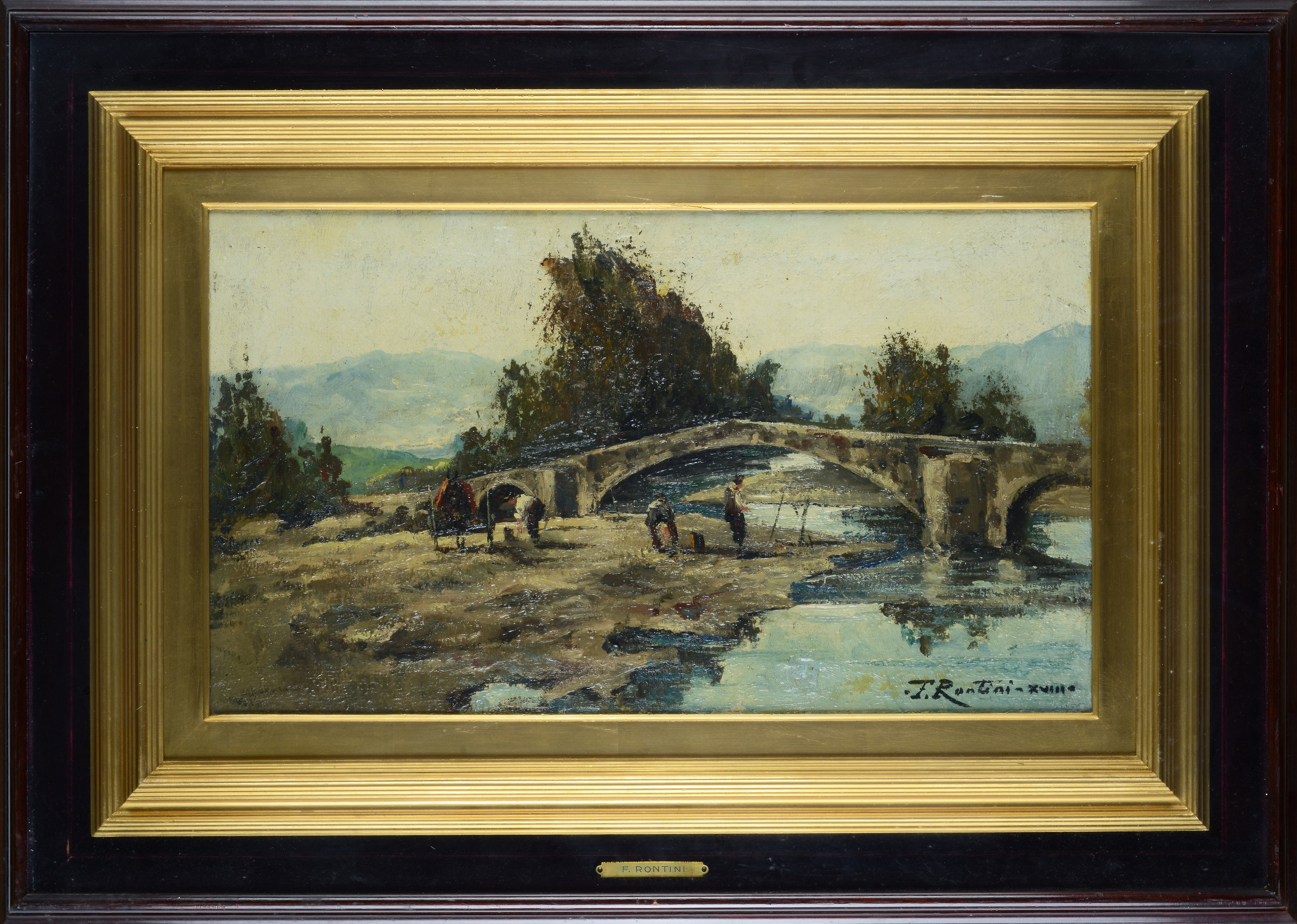 Ferruccio Rontini - Paesaggio con Ponte