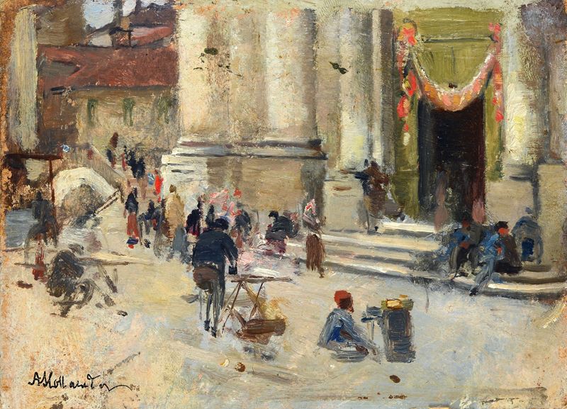 Alfonso Hollaender - Sul Sagrato della Chiesa