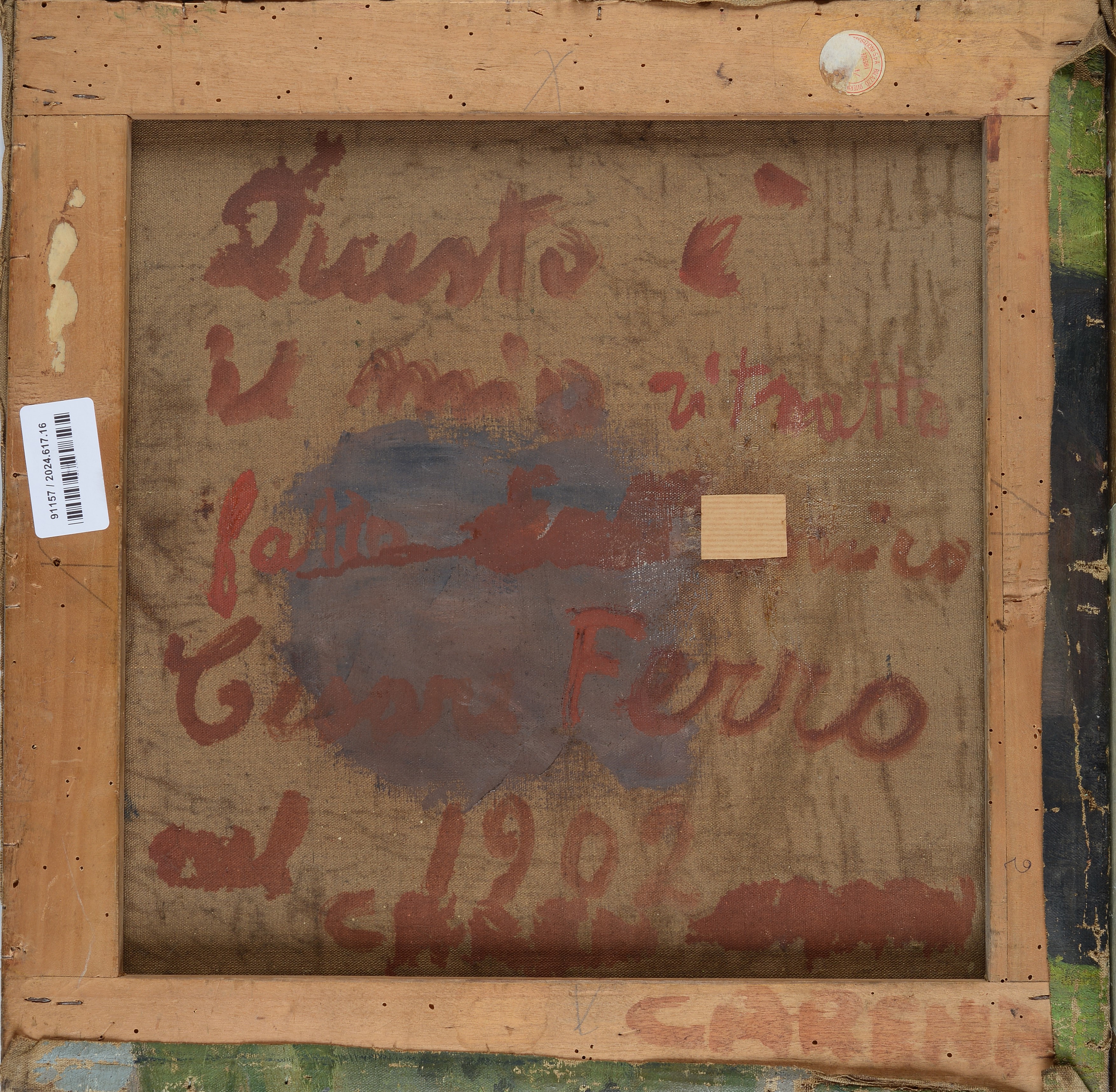 Carlo Cesare Ferro Milone - Ritratto di Felice Carena