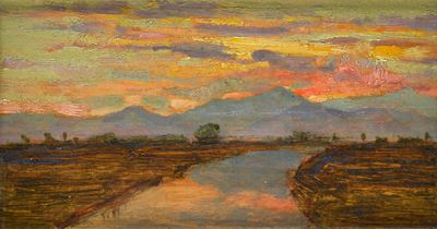 Paesaggio al Tramonto