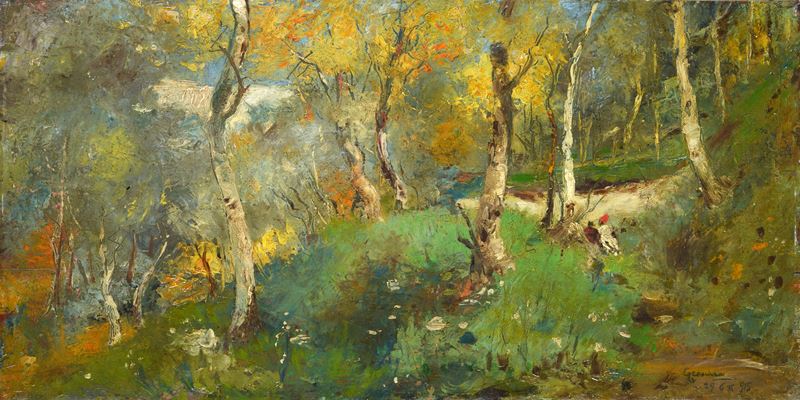 Giuseppe Casciaro - Figure nel Bosco