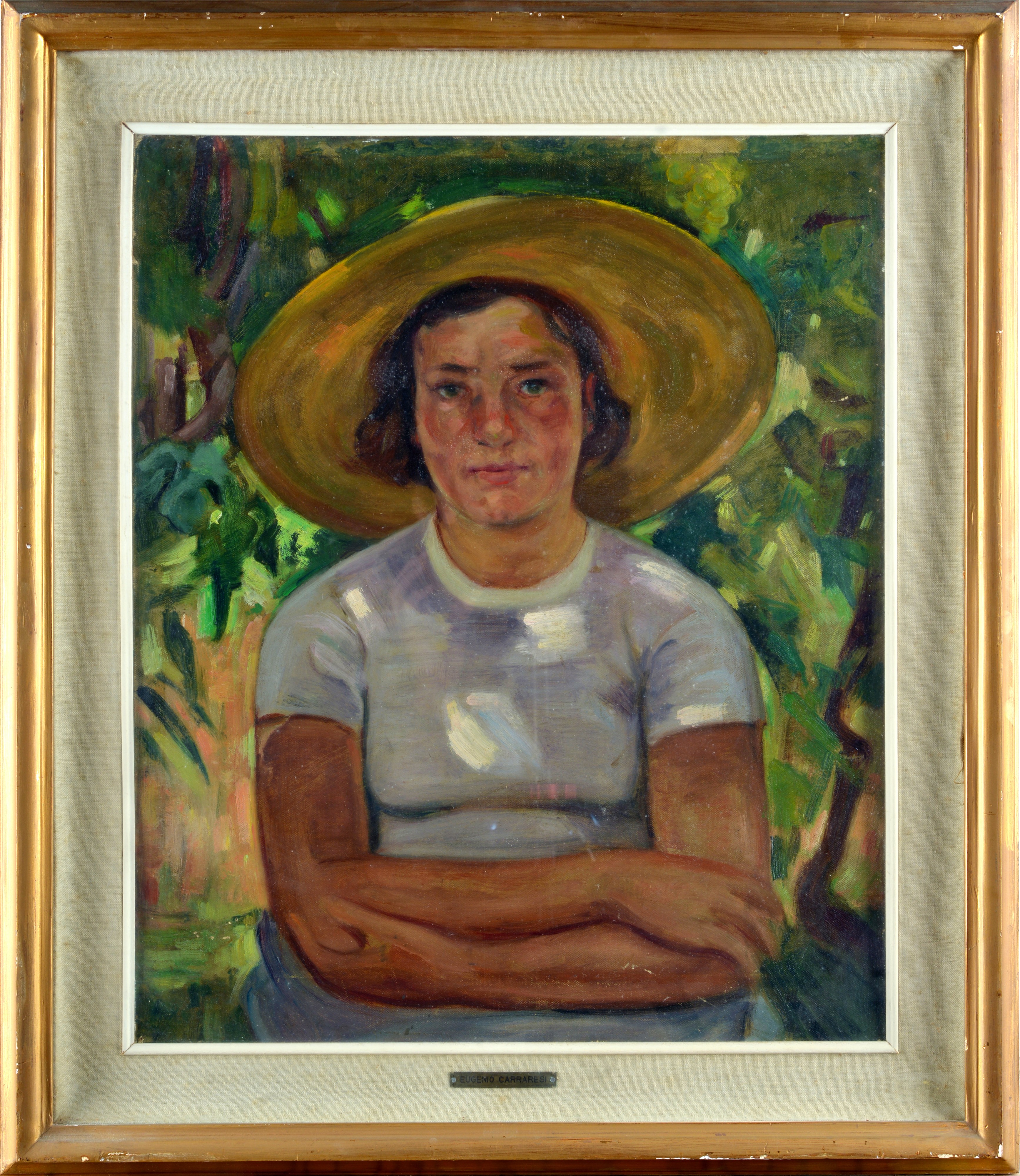 Eugenio Carraresi - Ragazza con Cappello