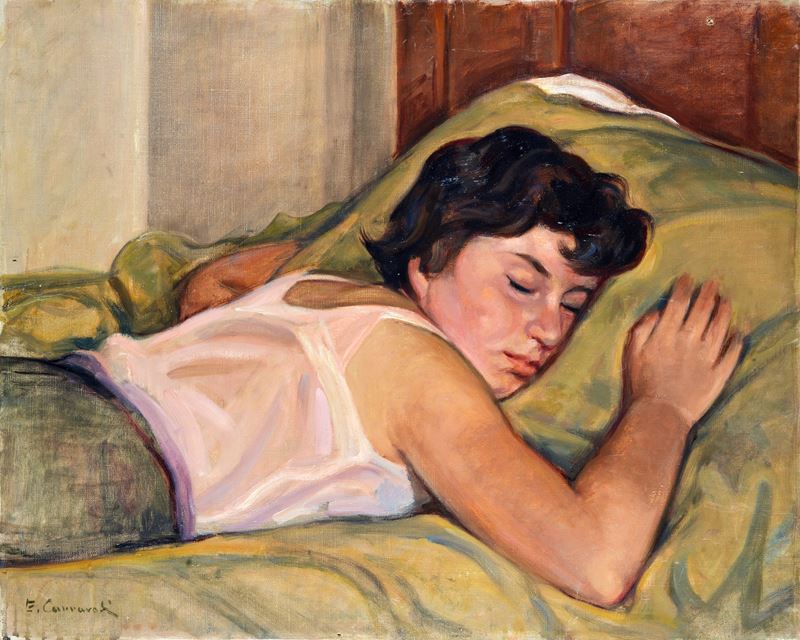 Eugenio Carraresi - Ragazza che Dorme