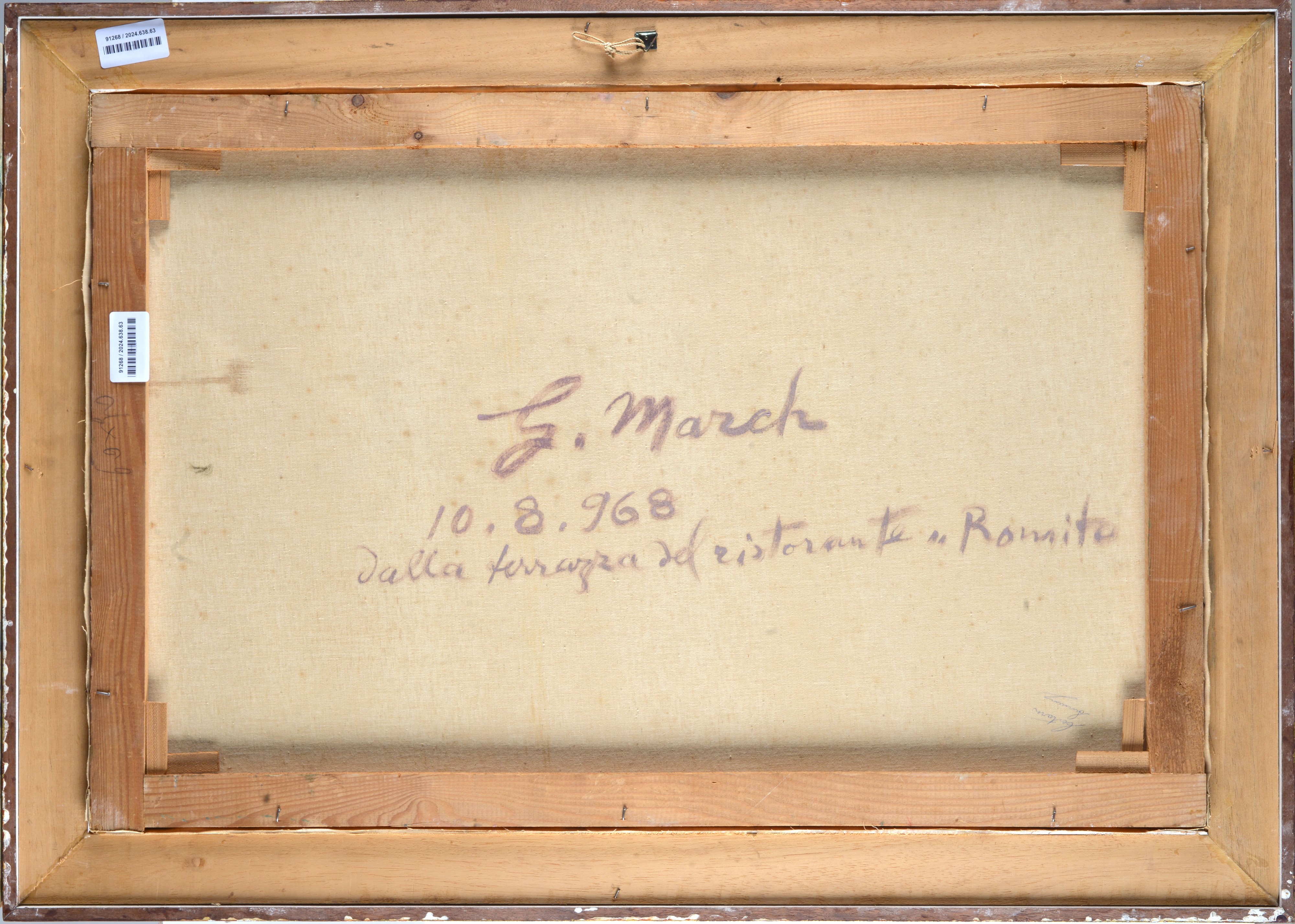 Dalla terrazza del ristorante Romito